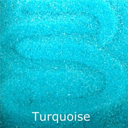 Scenic Sand Scenic Sand 514-48 25 lbs Activa Bag of Bulk Colored Sand; Turquoise 514-48